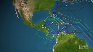 Animated map reveals the 550,000 miles of cable hidden under the ocean that power the internet. | Business Insider