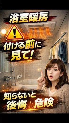 浴室暖房乾燥機⚠付ける前に見て！知らないと危険な“1つの選び方”【福山市/リフォーム】