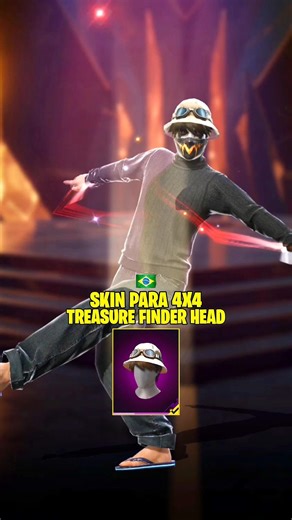 STYLISH 🇧🇷 DRESS COMBINATION 👑 TREASURE FINDER HEAD 🔥 FREE FIRE 🔥 #freefire #shorts