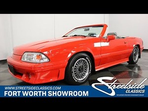 1988 Ford Mustang ASC McLaren For Sale | 2923-DFW