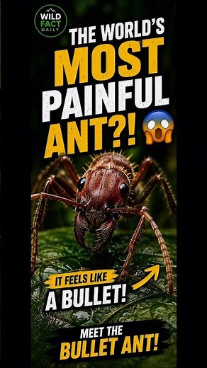 This Ant Has the Most Painful Sting in the World?! 😱🐜
