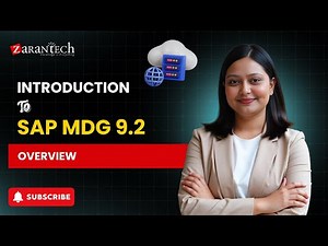 Introduction to SAP MDG 9.2 - Overview | ZaranTech