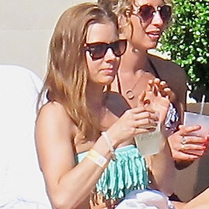 Amy Adams Rocks Mint Green Fringe Bikini in Las Vegas—See the Pic!
