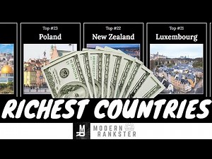 Top 40 Most Rich Countries in the World (Richest Country Comparison)