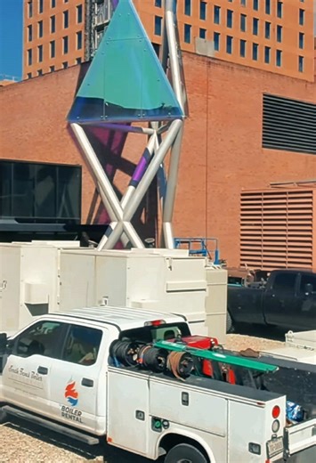 This project coming along nicely ✅✅ Today we had our subs out cutting the roof access for the #steam boiler #exhaust stack #drone #boiler #teamwork