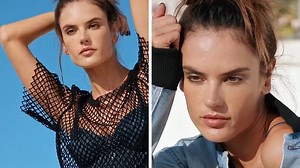 Alessandra Ambrosio shows off her stunning modeling skills