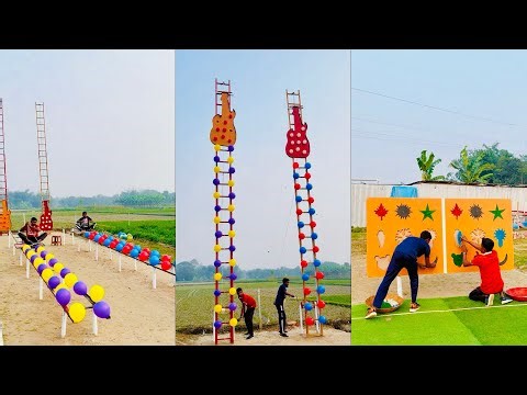 Amazing Outdoor Fun Games Setup | Creative Activity Zone for Kids & Youth