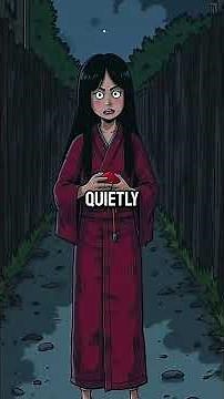 Japans red thread woman 👁🧵#japanesefolklore #akaiito #folklore