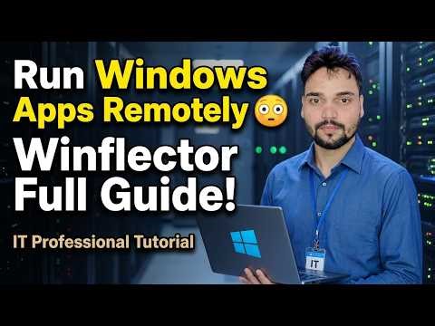 Run Windows Apps Remotely 😳 Winflector Full Guide!