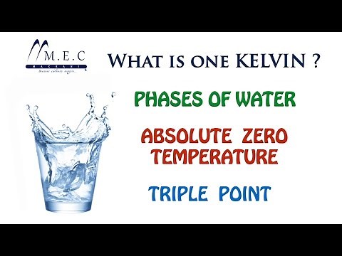 What is one KELVIN , Absolute zero Temperature and Triple Point - Knowit