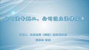 公司设立法律实务