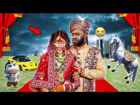 Franklin Marry To Kamla 🤯! in Indian Bike Driving 3D❤️