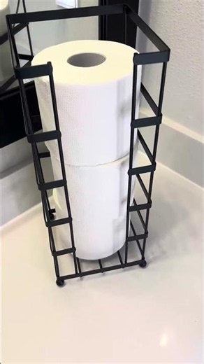 Toilet Paper Holder for Bathroom Organization and Storage