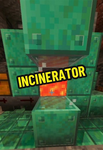 Impressive Minecraft Redstone Incinerator Build
