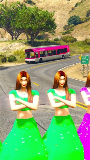 She Hulk Cheat Bus Kamla | GTA V | #shorts #3