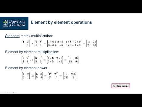 MATLAB Matrices: Manipulate Matrices
