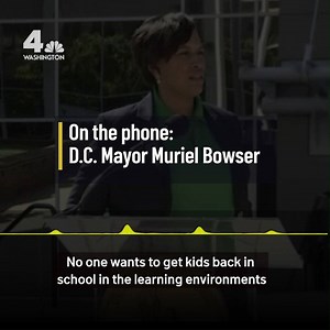D.C. Mayor Muriel Bowser wants to open the economy, but safely and without losing the gains of social distancing. Federal help with testing is one way to get there, she told News4. http://nbc4dc.com/GFj4Jhu | NBC Washington