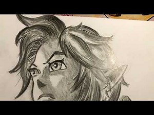 Dessin Link dans Zelda Breath Of The Wild TUTO COMMENT DESSINER APPRENDRE