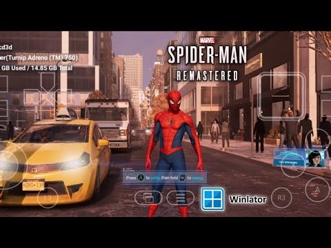 Marvel’s Spider-Man Remastered Gameplay (HD) Winlator Bionic Ludashi 2.8 (Window Emulator) Android