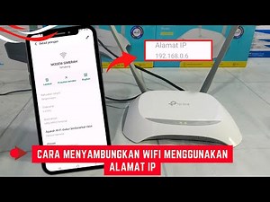 Cara Menyambungkan Wifi Menggunakan Alamat IP Sampai Sukses Terhubung Ke Internet
