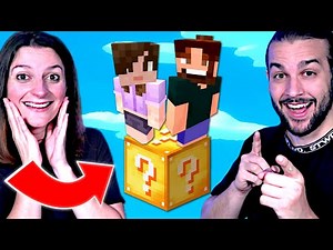 ON DOIT SURVIVRE SUR UN SEUL BLOCK SUR MINECRAFT ! LUCKY BLOCK ONE BLOCK !