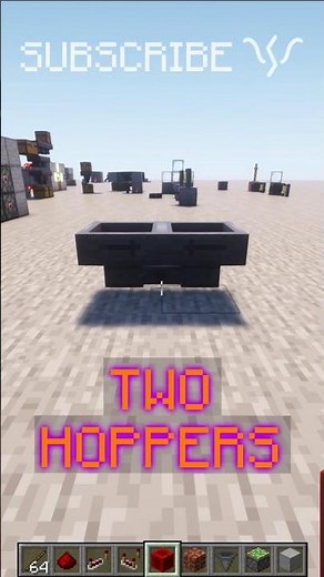 Use TWO HOPPERS to make the ETHO HOPPER CLOCK TIMER! | Redstone with PsiVolt #minecraft #redstone