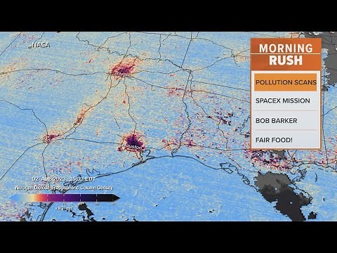 NASA releases first pollution map images