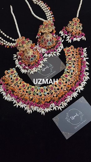 2.5K views · 4 comments | Pakistani Hyderabadi Cutwork Jewelry Gold Plated | Uzmah | Facebook