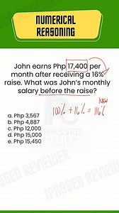 252K views · 2.2K reactions | Numerical Reasoning CSE REVIEWER #civilserviceexaminationtips #civilserviceexam #CSEReviewer #CSEReview #civilserviceexamreviewer #CivilServiceExamination | Ipassed Review Center | Facebook