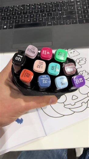 Blend like a pro with alcohol markers – smooth fades, no streaks. #ForYouDays #TikTokMadeMeBuyIt #ArtTok #StationeryFinds #DrawingTools