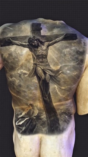 JESUS · BACK PIECE DESIGN Complete back design inspired by Jesus Christ