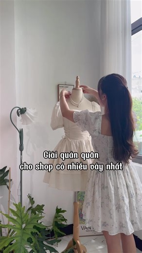 Shop có nhiều phiên bản váy nhất … #vaymaydo #thoitrang #diy #ngocleflower