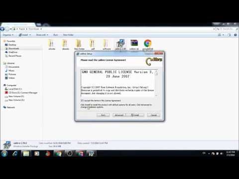 How to download and install calibre Software