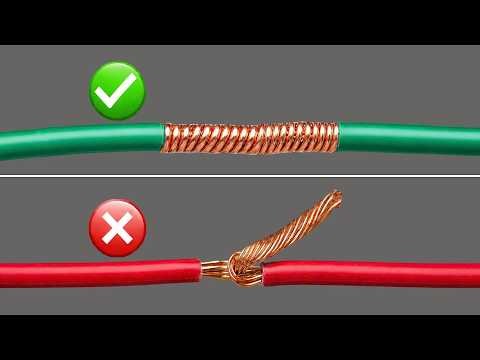 The Best Way to Connect Electrical Wires in 10 Seconds! No Electrician Needed