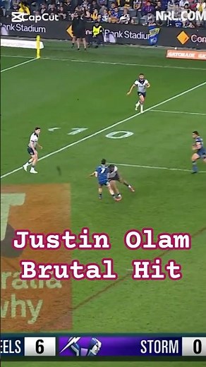 “Justin Olam’s Most Brutal Hits Ever! | Savage Tackles & Monster Shots Compilation”#nrl2025 #nrl