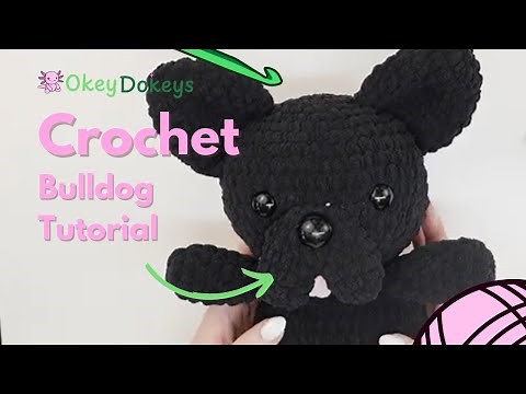 How to Crochet Brandon the French Bulldog | Step-by-Step Amigurumi Tutorial | Beginner-Friendly