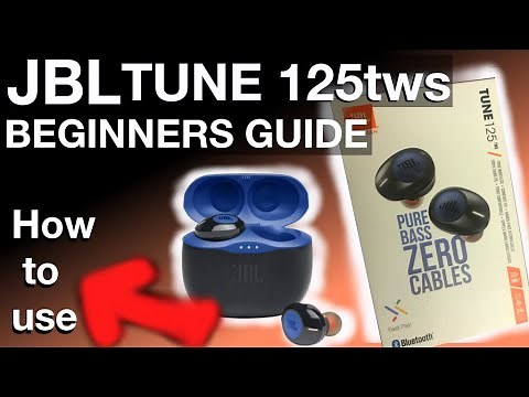 How to use the JBL TUNE125tws (Beginners Guide)