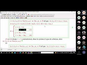Suite des exercices sur les espaces vectoriels