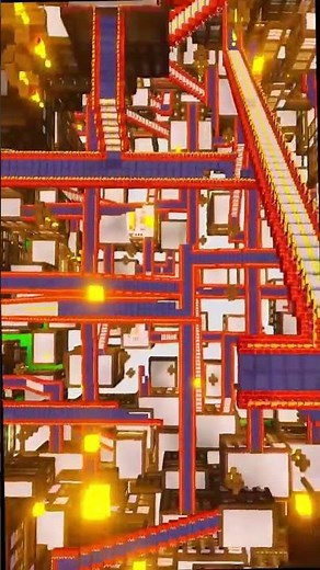 Một chiếc map Vô Hạn Thành đẹp đỉnh cao quên lối về trong Mini World. Credit: Angel Hyro #miniworld