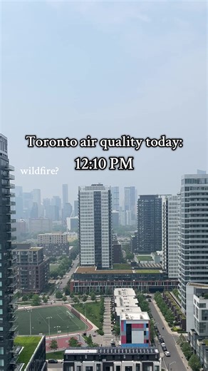 Toronto Air Quality Update: Wildfire Effects on Smog