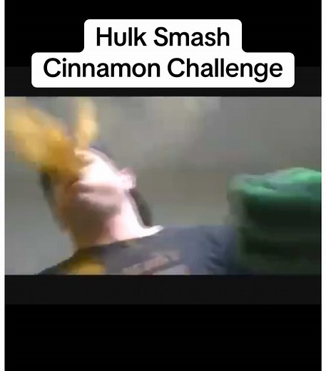 Cinnamon Challenge Gone Wrong: Hulk Smash Reaction