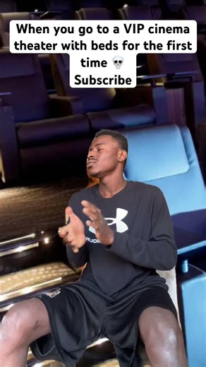 when you go to a VIP cinema theater with beds #Subscribe #like