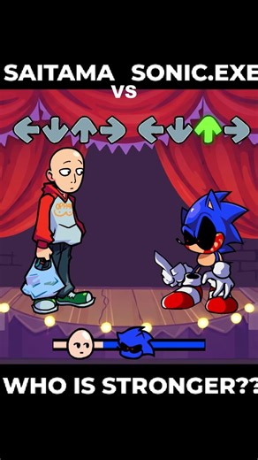 saitama vs sonic exe character test #shorts #fnf