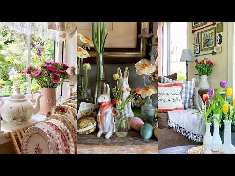 How to Style a Small Countryside Farmhouse for Spring | Cozy Vintage Decor Collected Over Time