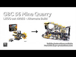 GBC 56 Mine Quarry - Building Instructions Alternate Build - 42055 Bucket Wheel Excavator