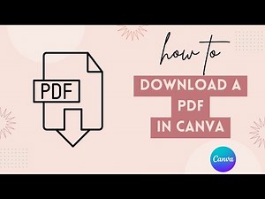How To Download A PDF in Canva (2023)