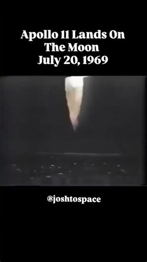 CBS simulation of the 1969 Moon mission. #nasa #space