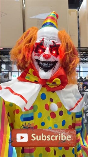 🤡 ตัวตลกโรคจิต Creepy Clown@Soul Of Halloween#ตัวตลกหลอน,#creepyclown,#clownanimatronic,#clown,