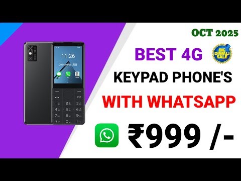 🔥Best 4G Keypad Phones With WhatsApp in दीवाली ऑफर मात्र ₹999 🥳.!! Best 4G Keypad Phones 2025
