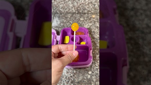 Packing school lunch with only yellow-colored food